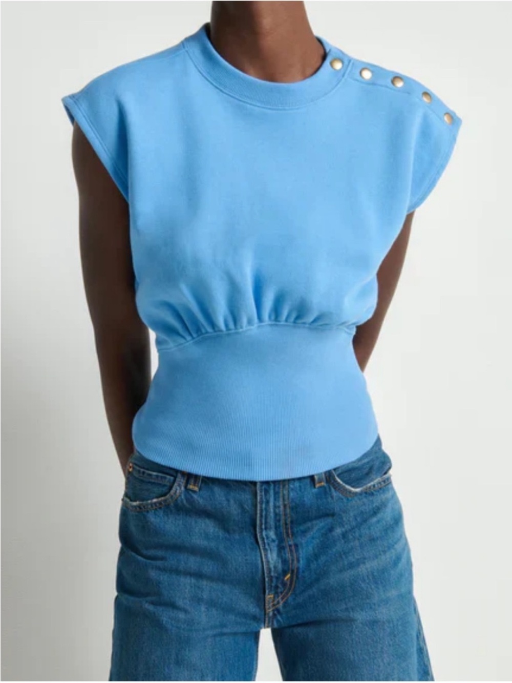 NWT National LTD Blue Sweatshirt Size M
